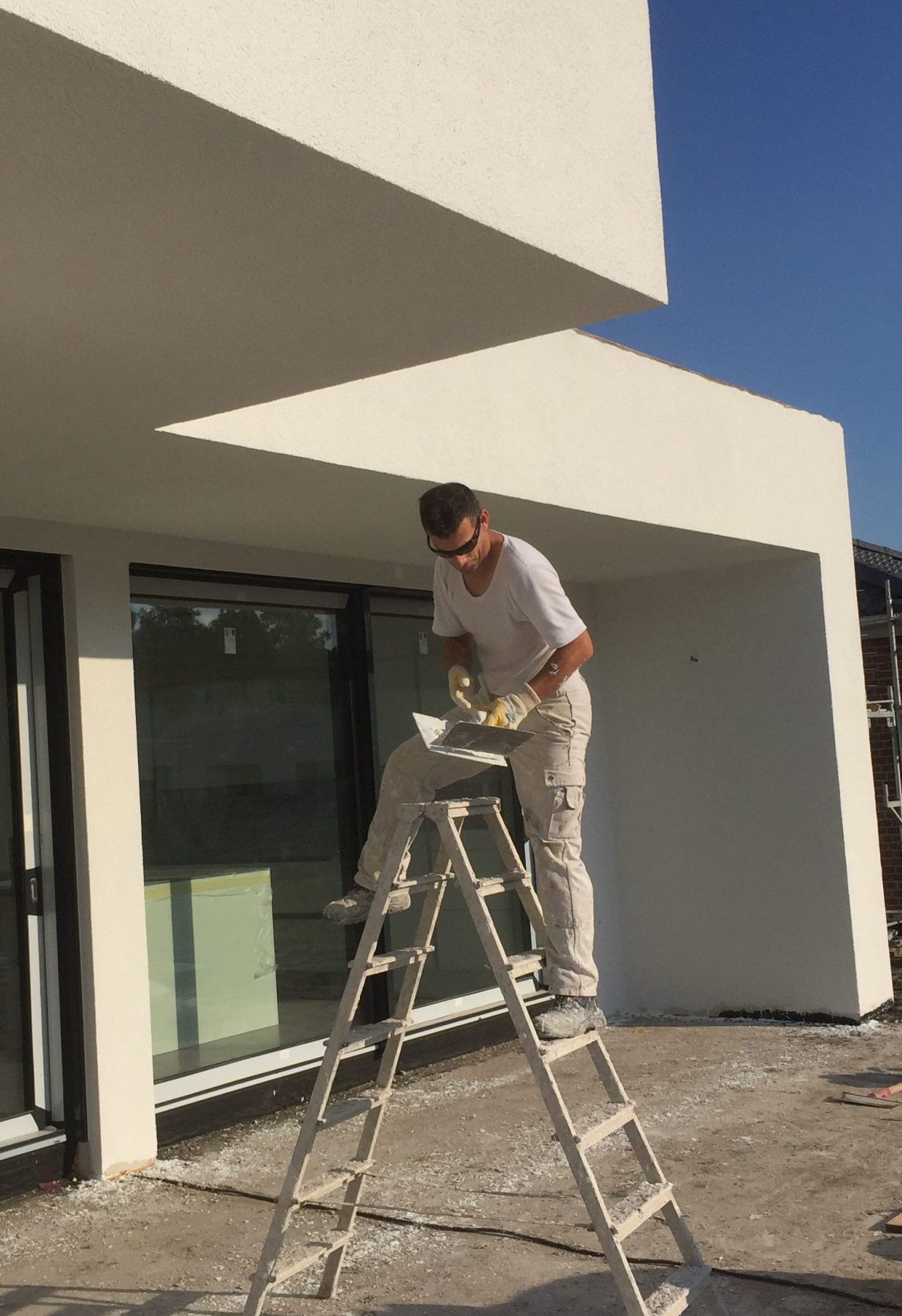 Das Team von Max-Bau bei der Arbeit
